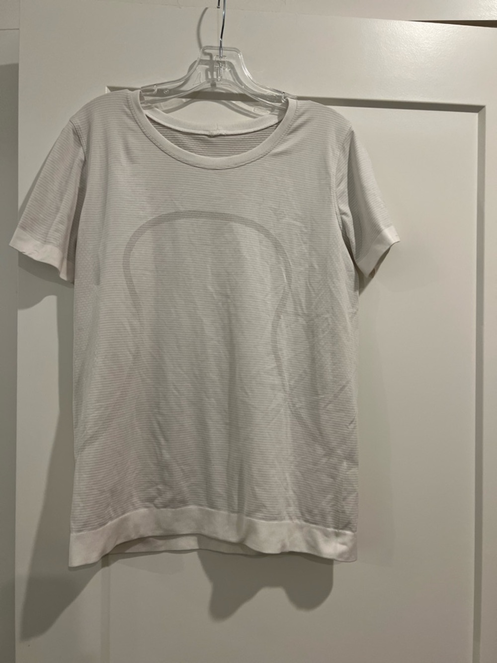 lululemon athletica Swiftly White Short-Sleeve Ribbed Knit Tee